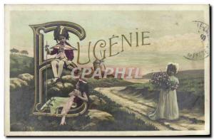 Old Postcard Eugenie Surname