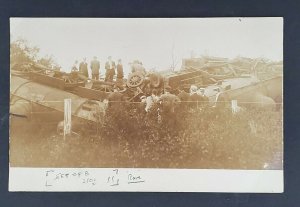 1907 Portland ME to Salem Falls Train Wreck Rare Real Picture Postcard RPPC