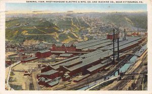 Westinghouse Electric Manufacturing Machine Co Pittsburgh PA 1930s postcard