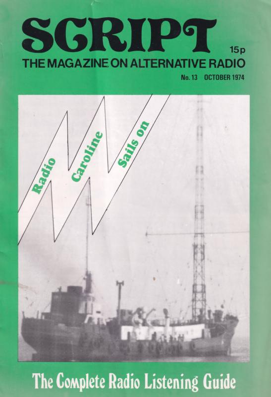 Dutch Holland Pirate Ship Radio Ends Caroline 1974 Rare Enthusiasts Magazine