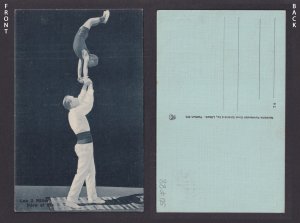 Vintage postcard Germany Circus Two Millers Father and Son