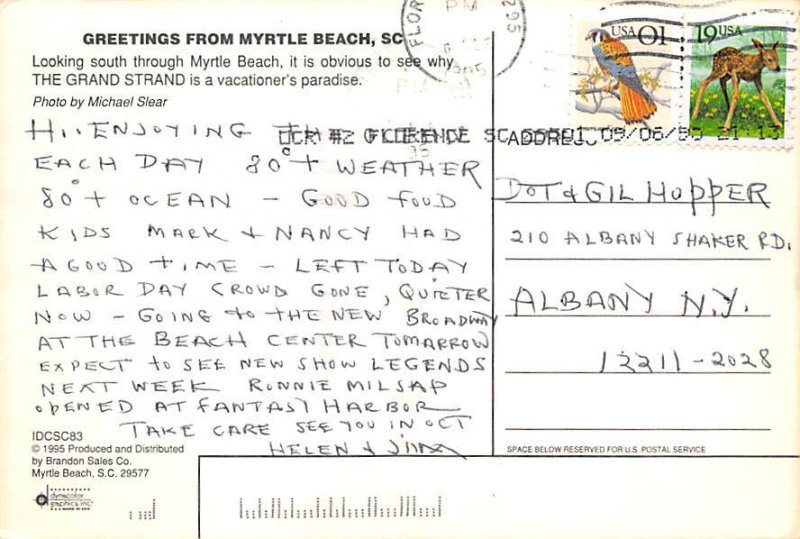 Greetings From Myrtle Beach, South Carolina