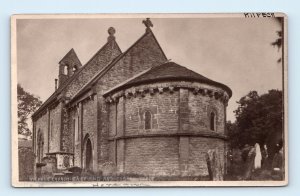 RPPC Killpeck Church east end and corbel table Herefordshire England UK Postcard