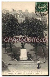 Postcard Old Abbeville Monument Boucher of Crevecoeur de Perthes