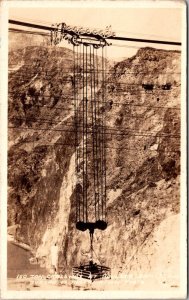 Nevada Boulder Dam 150 Ton Cableway 1935 Real Photo