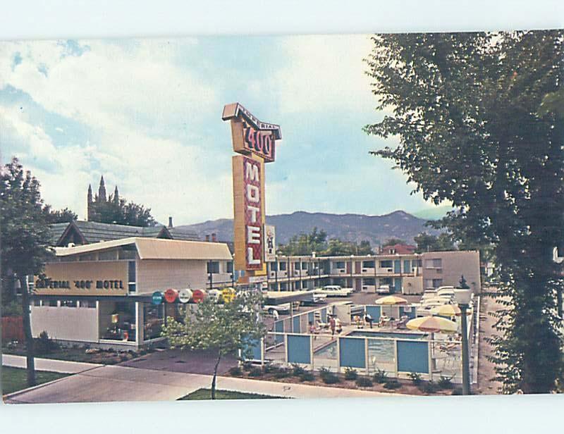 Unused Pre-1980 MOTEL SCENE Colorado Springs CO G7178