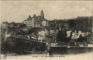 CPA UZERCHE vue générale (144630)