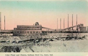 IN, Gary, Indiana, Coke Plant & Chutes, Indiana Steel Co, Exterior View