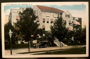Vintage Postcard 1915-1930 City Hospital, Mt. Vernon, New York (NY)