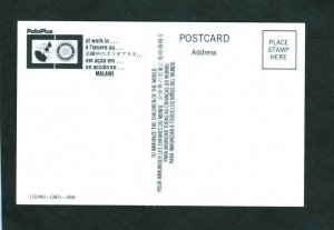 Malawi International Rotary Club Polio Plus Vaccines Postcard Carte Postale