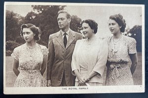 Mint England Real Picture Postcard King George VI Queen Elizabeth Royal Visit