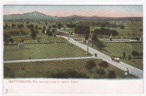 Panorama of Civil War Battlefield Gettysburg Pennsylvania 
