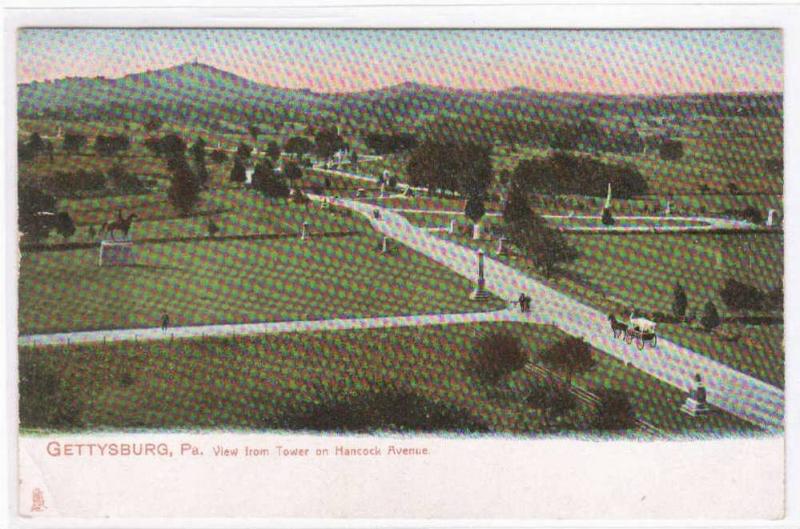 Panorama of Civil War Battlefield Gettysburg Pennsylvania 