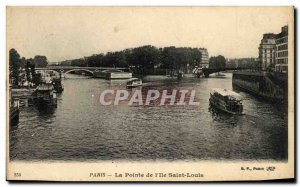 Old Postcard Paris Pointe II Saint Louis