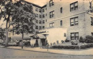 East Orange New Jersey Hotel Street View Antique Postcard K58984