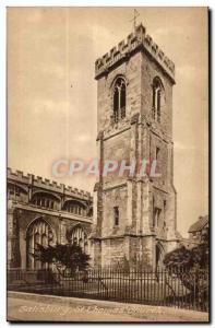 UK Salisbury Old Postcard St Thomas Church