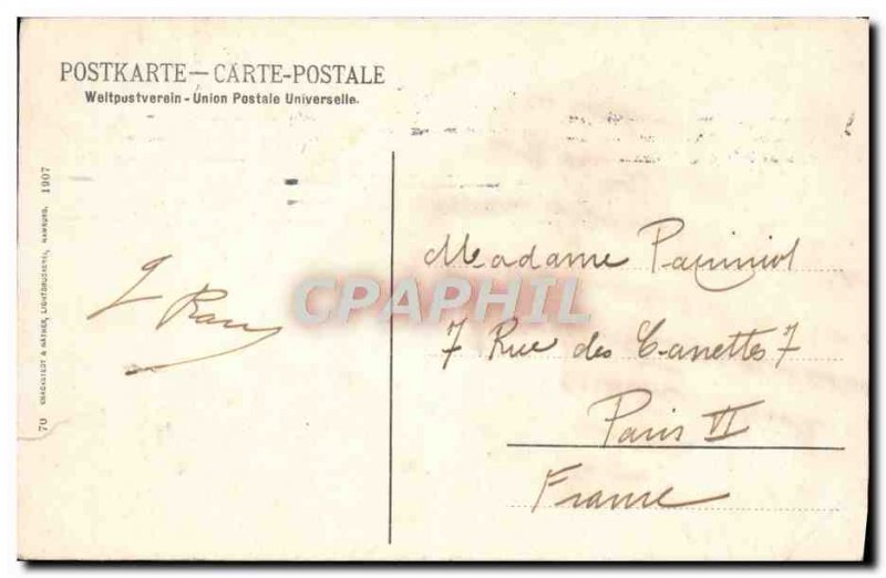 Postcard Old Hamburg Yacht Hafenpartie