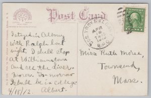 State View~Albany New York~Tower of State Capitol~Vintage Postcard