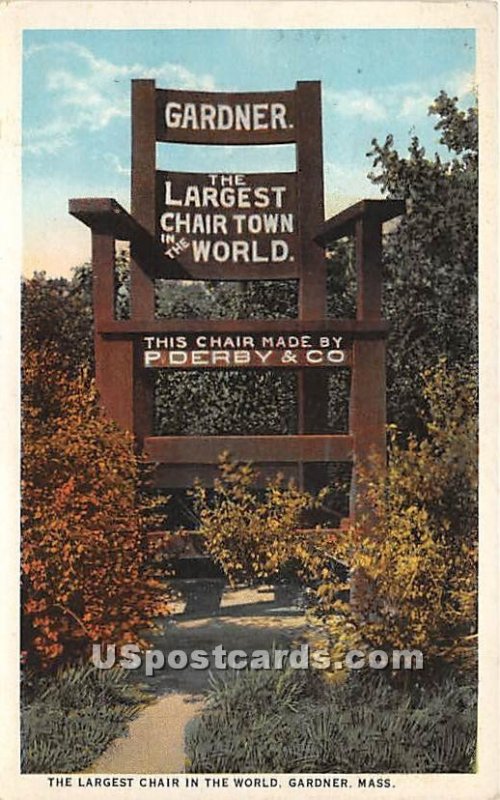 Largest Chair in the World - Gardner, Massachusetts MA