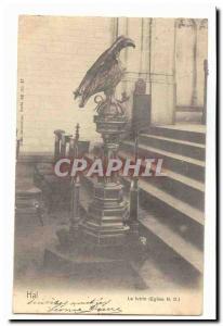 Belgium Hal Old Postcard The Lectern