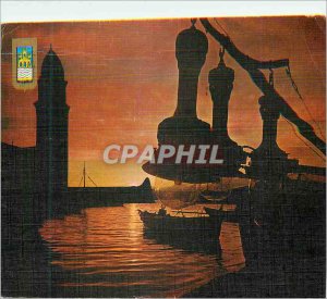 Modern Postcard Collioure Light and Color of Roussillon Sunrise Harbor