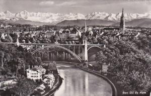 Switzerland Bern und die Alpen 1957 Photo