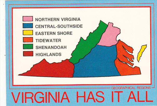 Map Of Virginia