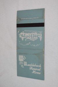 Muehlebach Funeral Home Kansas City Missouri 30 Strike Matchbook Cover