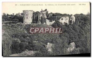 Postcard Old Tonquedec (C N) overview Chateau (West Coast)