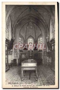 Postcard Abbey of Port Royal des Champs S and O of the Interieur Orataire