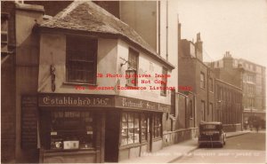 England, London, RPPC, Old Curiosity Shop, Exterior View, Photo