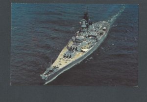 Post Card USS Iowa BB-61 Commissioned For The 3rd Time In 1984 Used Not Posted