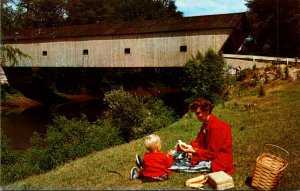 Vermont Hammond Bridge Old Covered Bridge