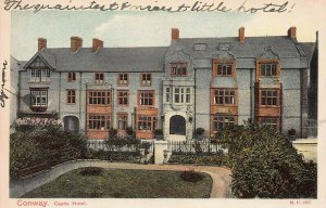 Conway Castle Hotel, Conwy, North Wales, Early Postcard, Unused