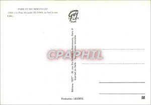 Modern Postcard Paris Pont Alexandre III Eiffel Tower