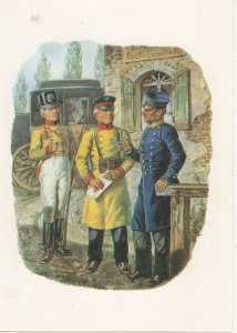 German 1847 Postman Post Office Clerk Germany Postcard