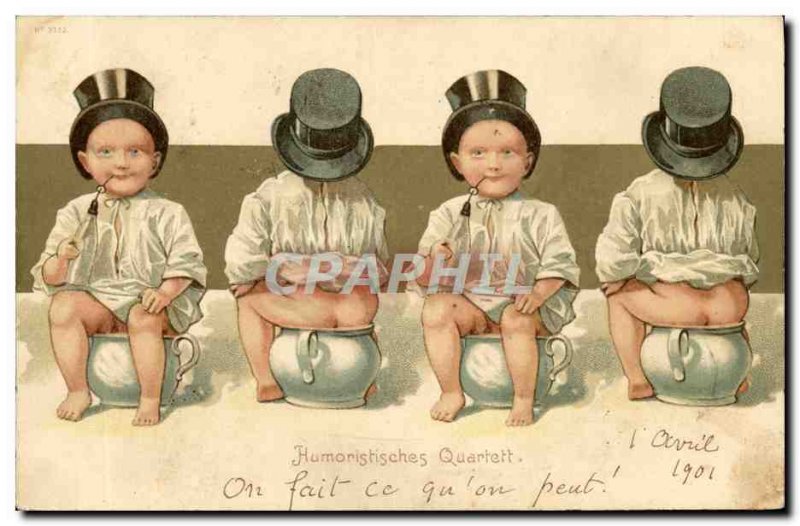 Old Postcard Fantasy Children