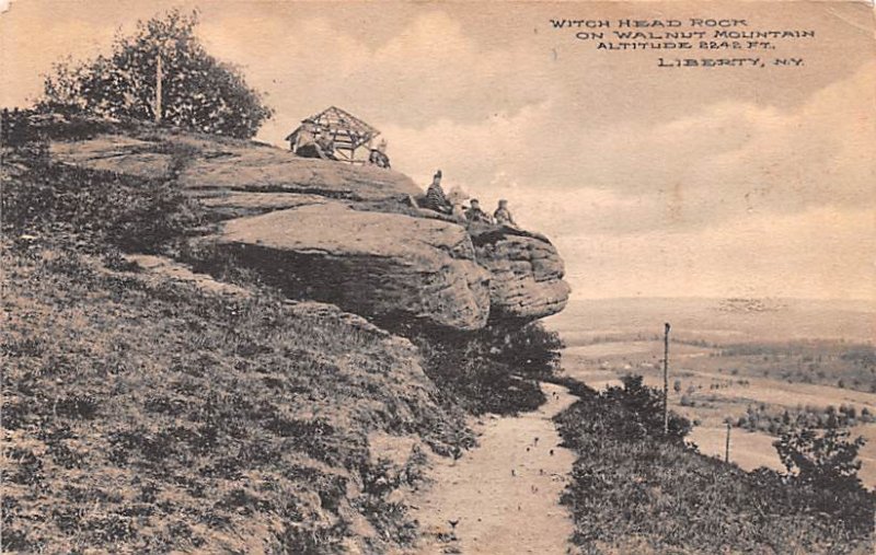 Witch Head Rock Liberty Walnut Mountain New York