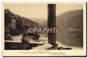 Postcard Old Port Cros Island Var essentially feminine bay by the grace of hi...