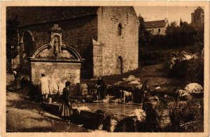 CPA Locronan - Fontaine de N.-D. Bonne Nouvelle (636895)