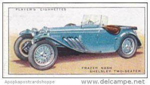 Player Cigarette Card Motor Cars 1st Series No 20 Frazer Nash Shelsley Two Se...