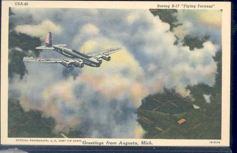 Augusta, MI, US Army Boeing B-17 Flying Fortress