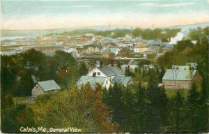 ME, Calais, Maine, General View, Hugh C. Leighton No. 5938