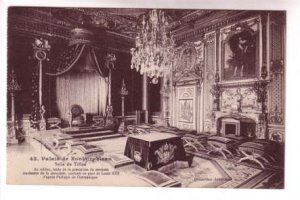 Interior Throne Fontainebleau Palace France