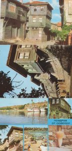 Sozopol Bulgaria 3x Architecture Postcard s