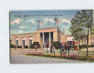 Postcard World's Fair Building of the Y M C A of the City of New York