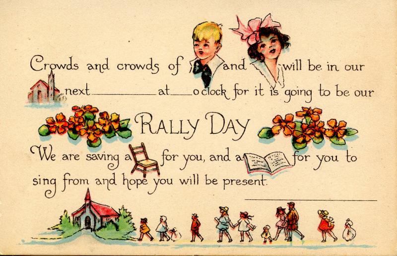 Rally Day Announcement