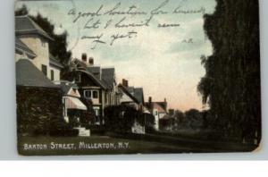 MILLERTON NY Barton Street c1910 Postcard