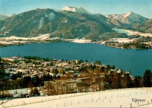 Germany Miesbach Tegernsee Mit Hirschberg und Kampen