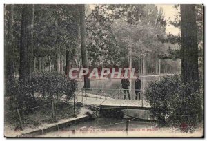 Old Postcard Bois de Vincennes, the gateway to Lake St Mande